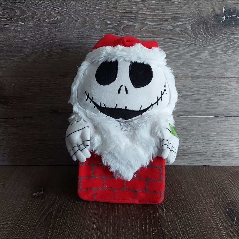 Nightmare Before Christmas Animated Santa Jack Plush Chimney